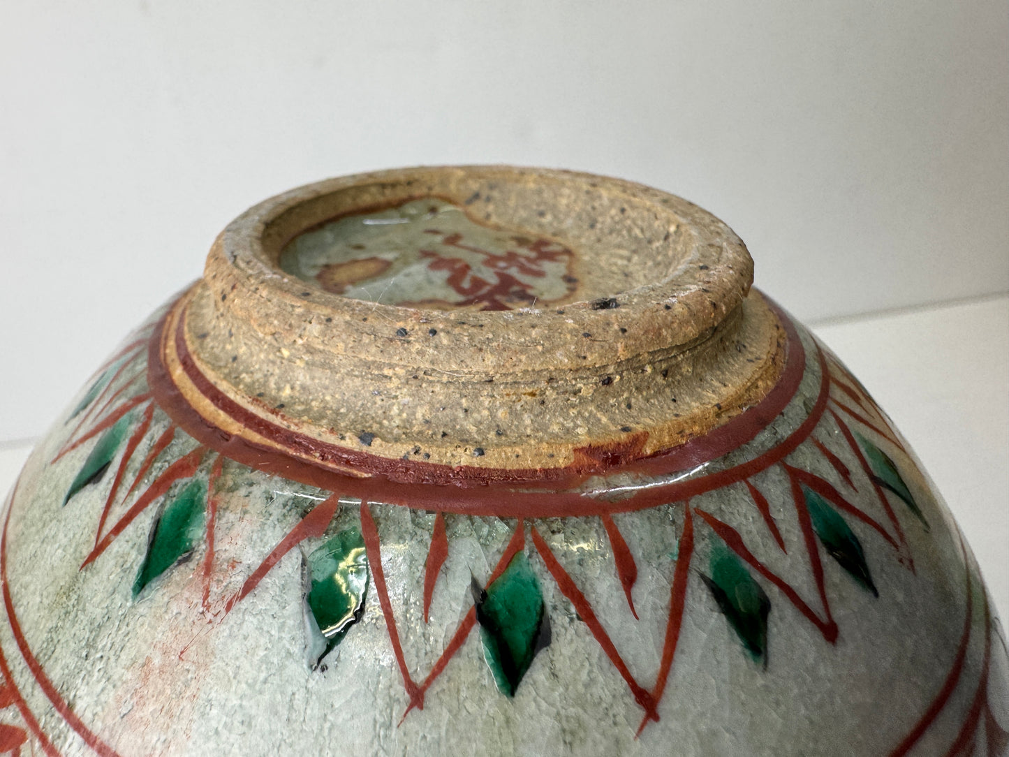 Y9660 FLOWER VASE Shibukusa-ware signed box Japan antique floral arrangement