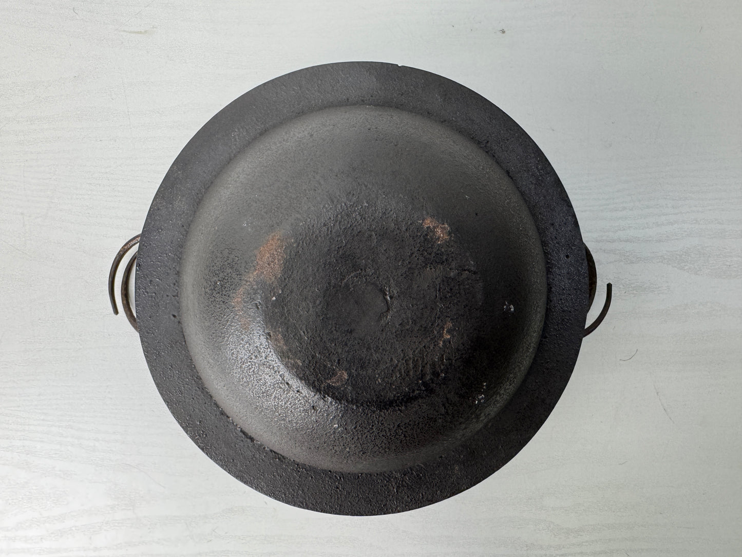 Y9661 CHAGAMA Iron kettle pot handle grip box Japan antique Tea Ceremony teapot