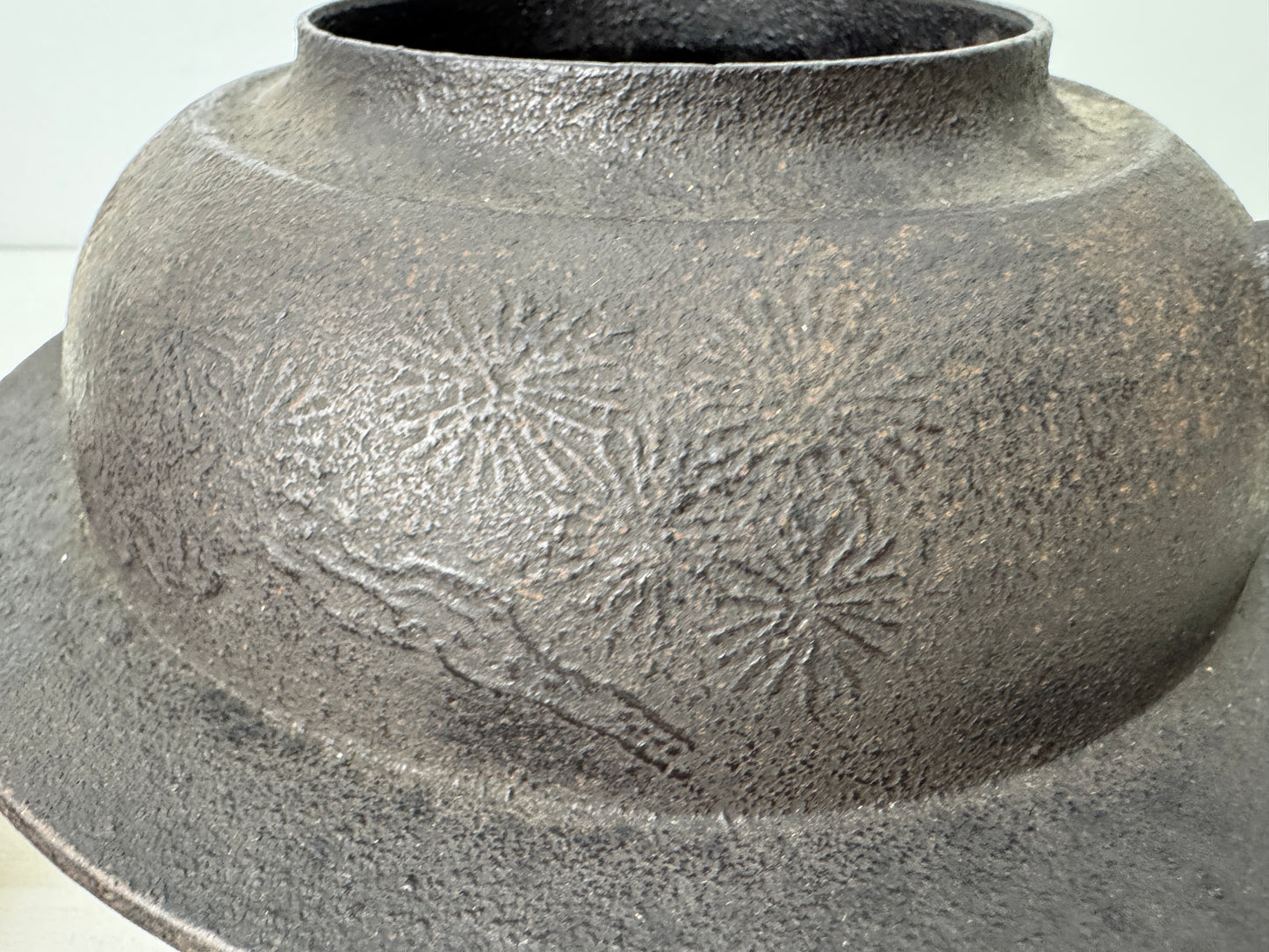 Y9661 CHAGAMA Iron kettle pot handle grip box Japan antique Tea Ceremony teapot