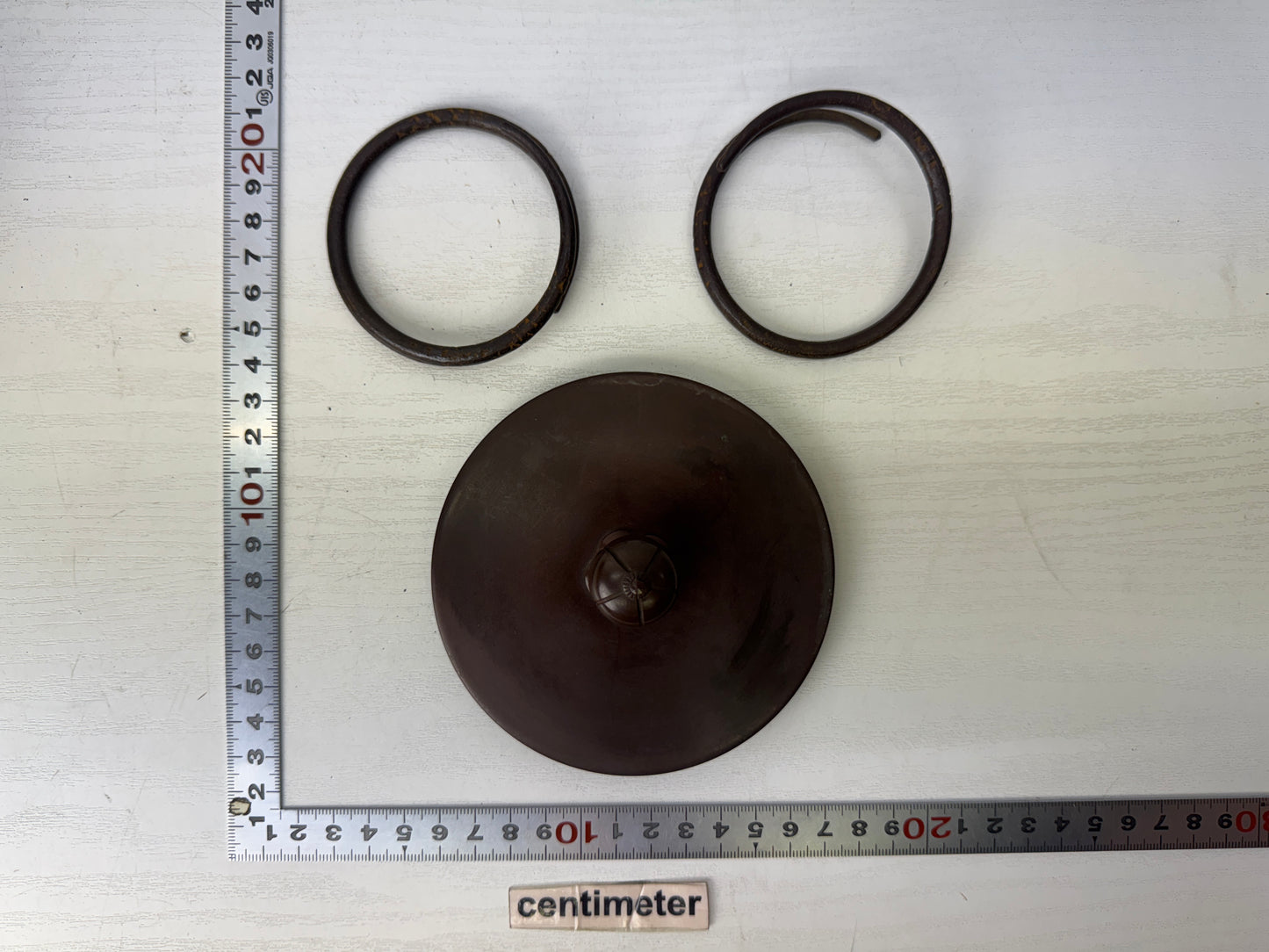 Y9661 CHAGAMA Iron kettle pot handle grip box Japan antique Tea Ceremony teapot