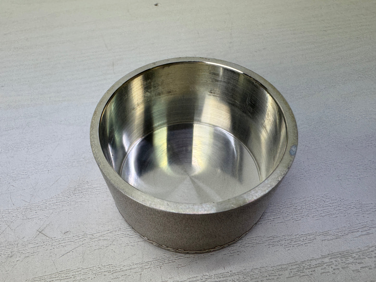 Y9665 TEA CADDY Tin container signed Japan antique Tea Ceremony utensils matcha