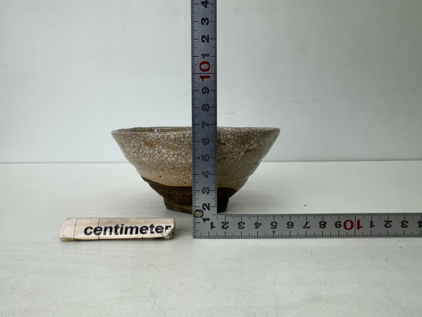 Y9671 CHAWAN Mino-ware Gorohachi rice bowl signed Japan antique tea ceremony