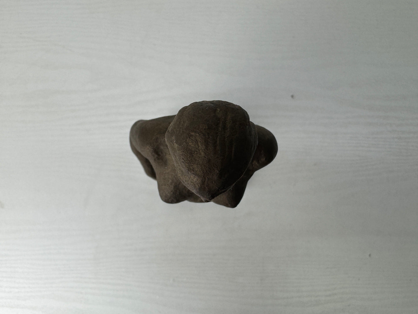 Y9676 STATUE Bronze nude woman figurine signed box Japan antique interior figure