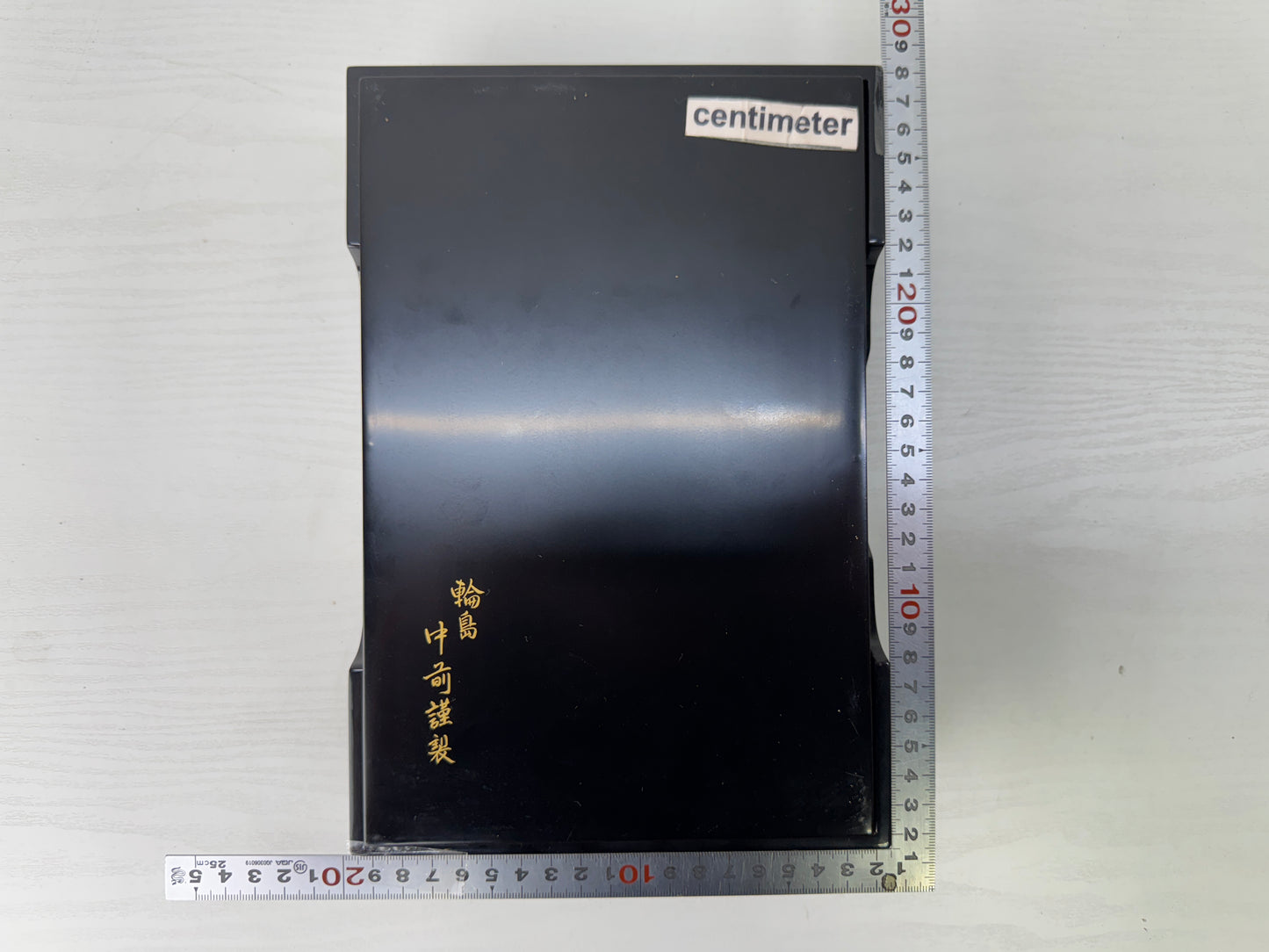 Y9683 BOX Lion Makie Letter case container storage Japan antique stationery