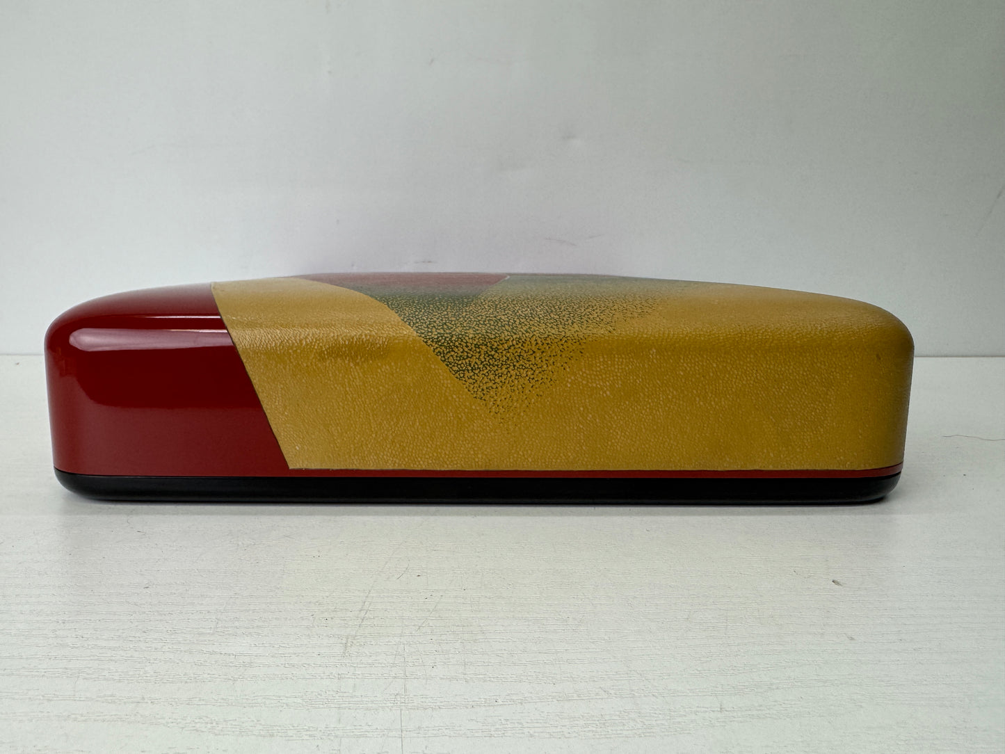 Y9684 BOX Lacquered case container signed box Japan Contemporary modern art