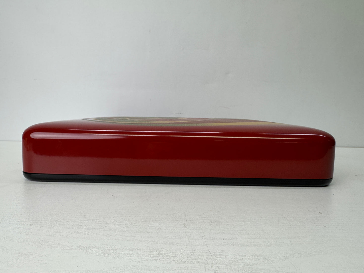 Y9684 BOX Lacquered case container signed box Japan Contemporary modern art