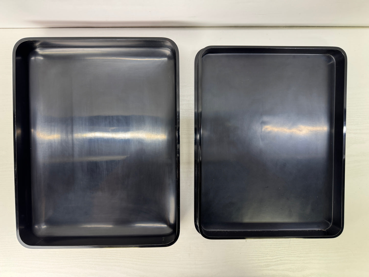 Y9684 BOX Lacquered case container signed box Japan Contemporary modern art