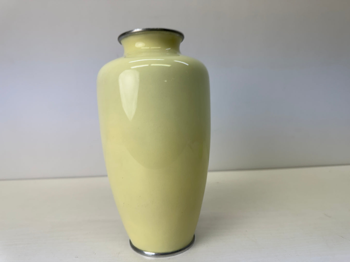 Y9687 FLOWER VASE Sparrow signed Japan antique ikebana floral arrangement decor