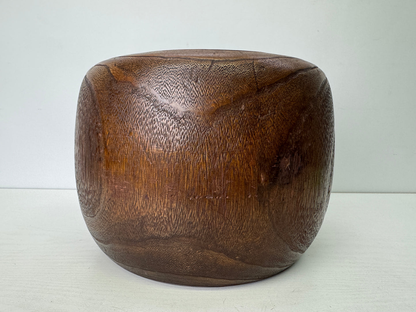 Y9690 HIBACHI Paulownia wood charcoal brazier Autumn leaves Makie Japan antique