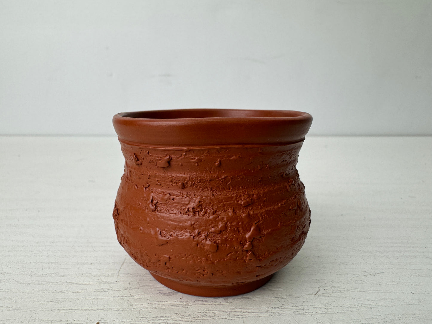 Y9697 CHAWAN Tokoname-ware Sake cup signed sea bream design Japan antique drink