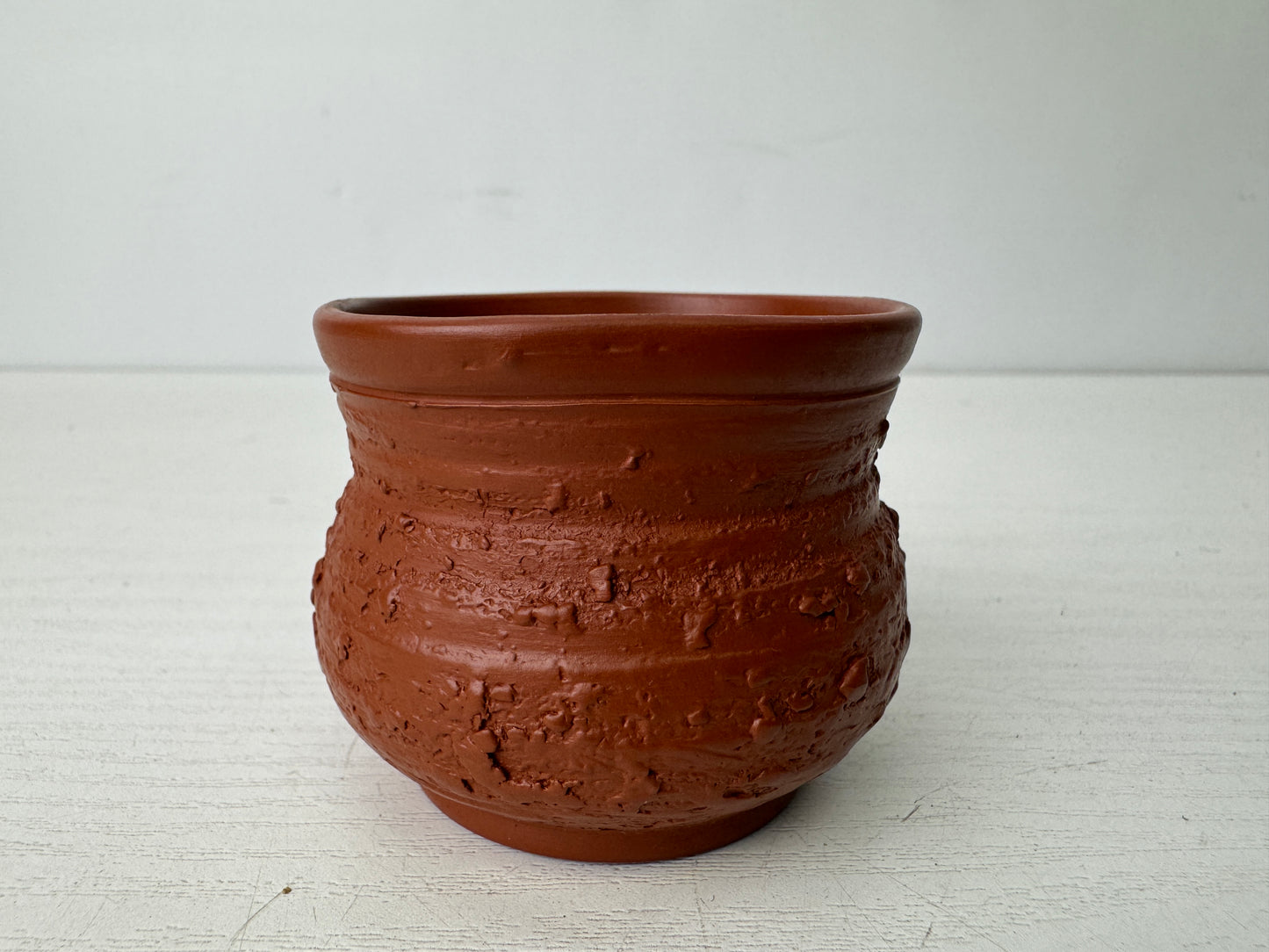 Y9697 CHAWAN Tokoname-ware Sake cup signed sea bream design Japan antique drink