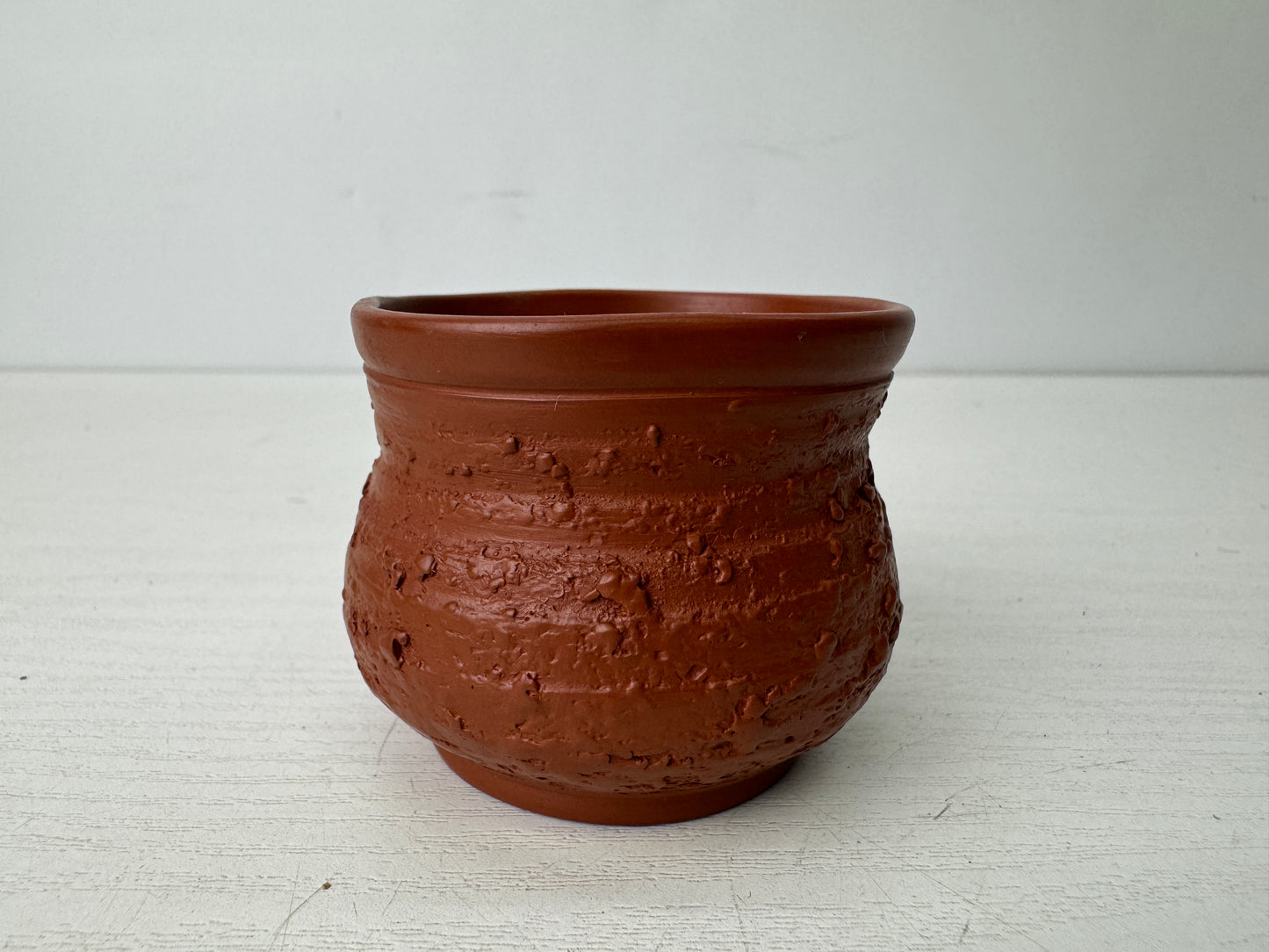 Y9697 CHAWAN Tokoname-ware Sake cup signed sea bream design Japan antique drink