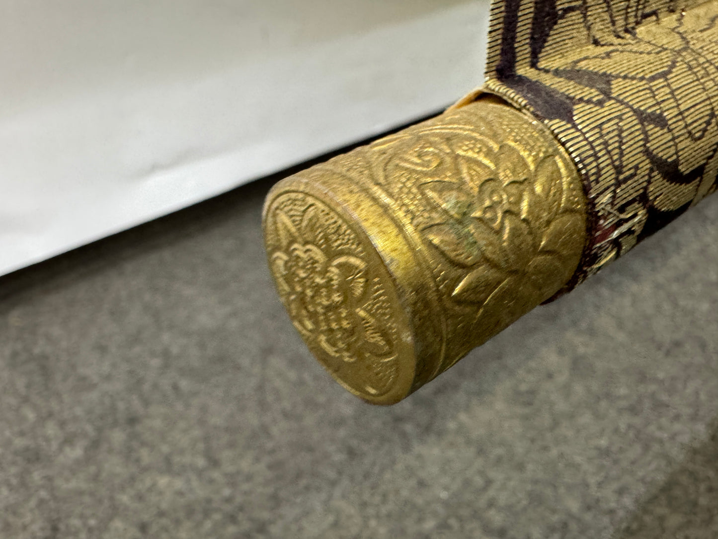 Y9706 KAKEJIKU Hanging scroll Buddhist painting Red seal Japan antique interior