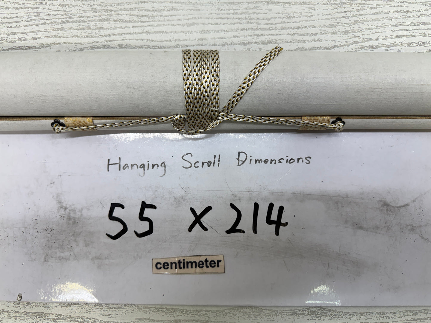 Y9707 KAKEJIKU Hanging scroll Ascending Dragon signed Japan antique interior