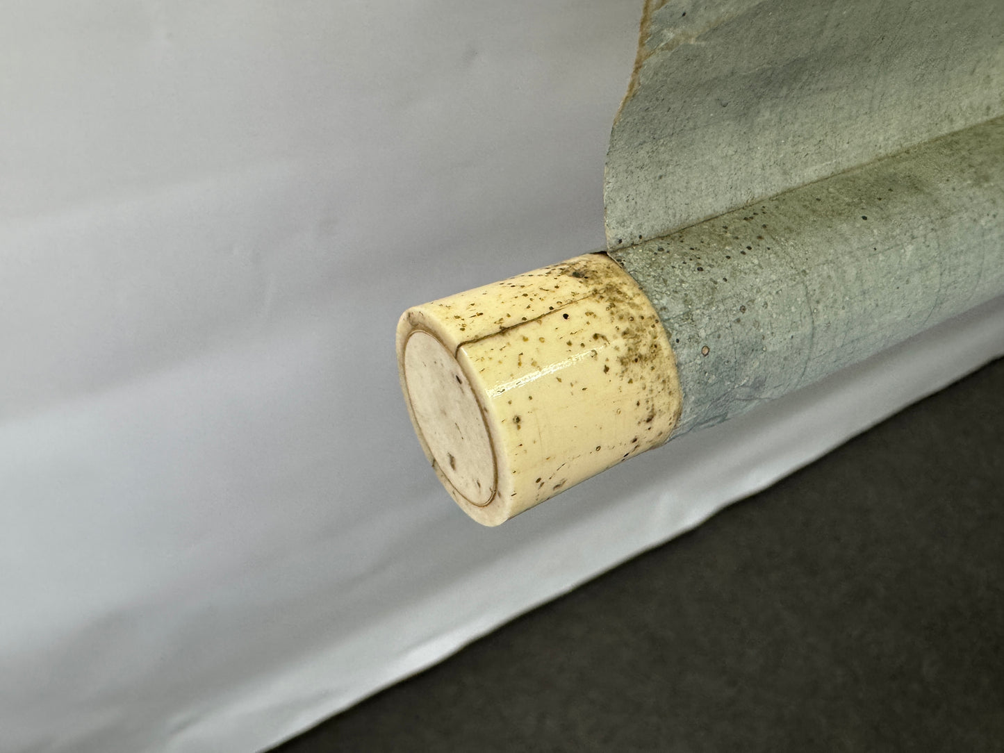 Y9708 KAKEJIKU Hanging scroll Edo period Portrait signed Japan antique interior