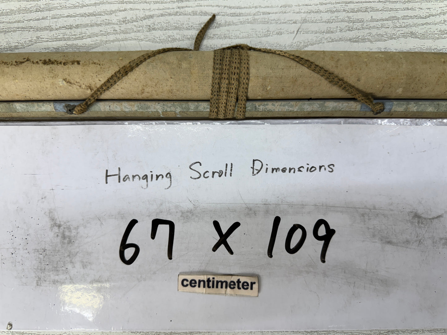 Y9708 KAKEJIKU Hanging scroll Edo period Portrait signed Japan antique interior