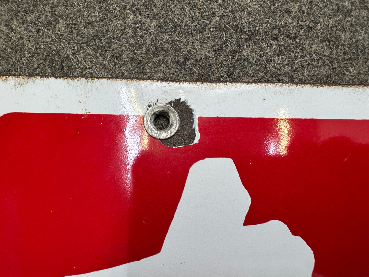 Y9711 SIGNBOARD Enamel sign Tobacco Double-sided Japan antique wall interior