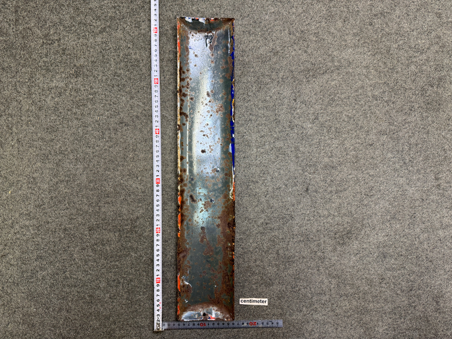 Y9712 SIGNBOARD Enamel sign Tabi socks One-sided Japan antique wall interior