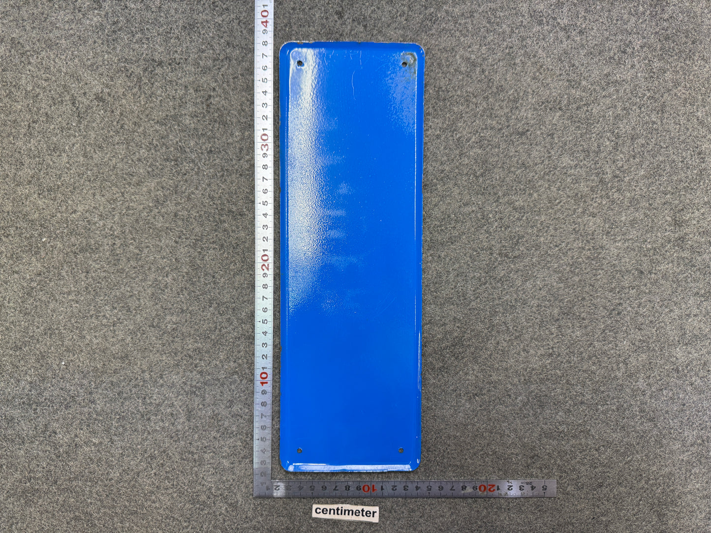 Y9715 SIGNBOARD Iron sign No Shoes Allowed Showa retro Japan antique wall decor