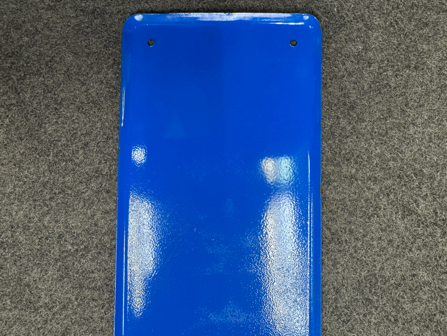 Y9715 SIGNBOARD Iron sign No Shoes Allowed Showa retro Japan antique wall decor