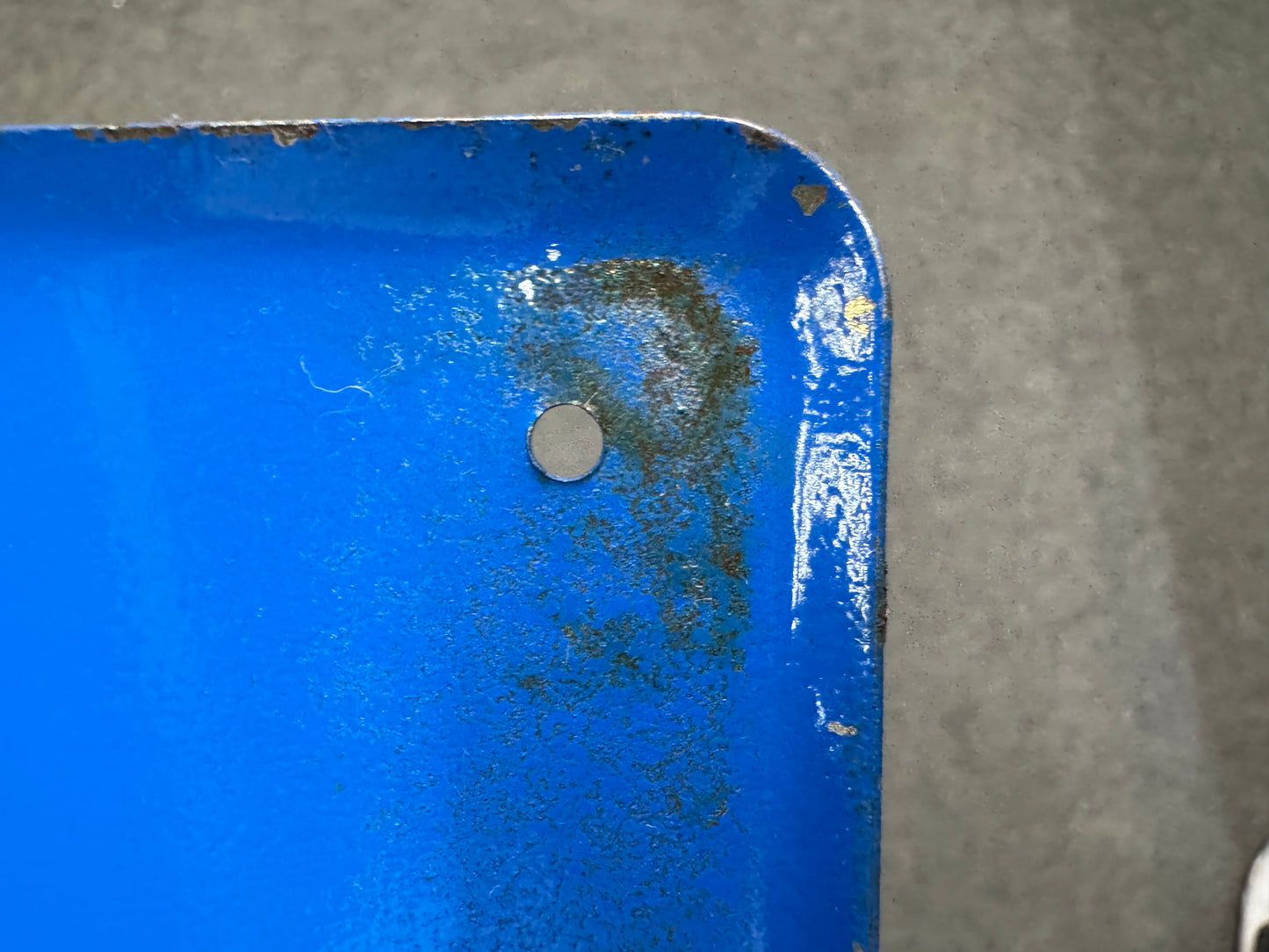 Y9715 SIGNBOARD Iron sign No Shoes Allowed Showa retro Japan antique wall decor