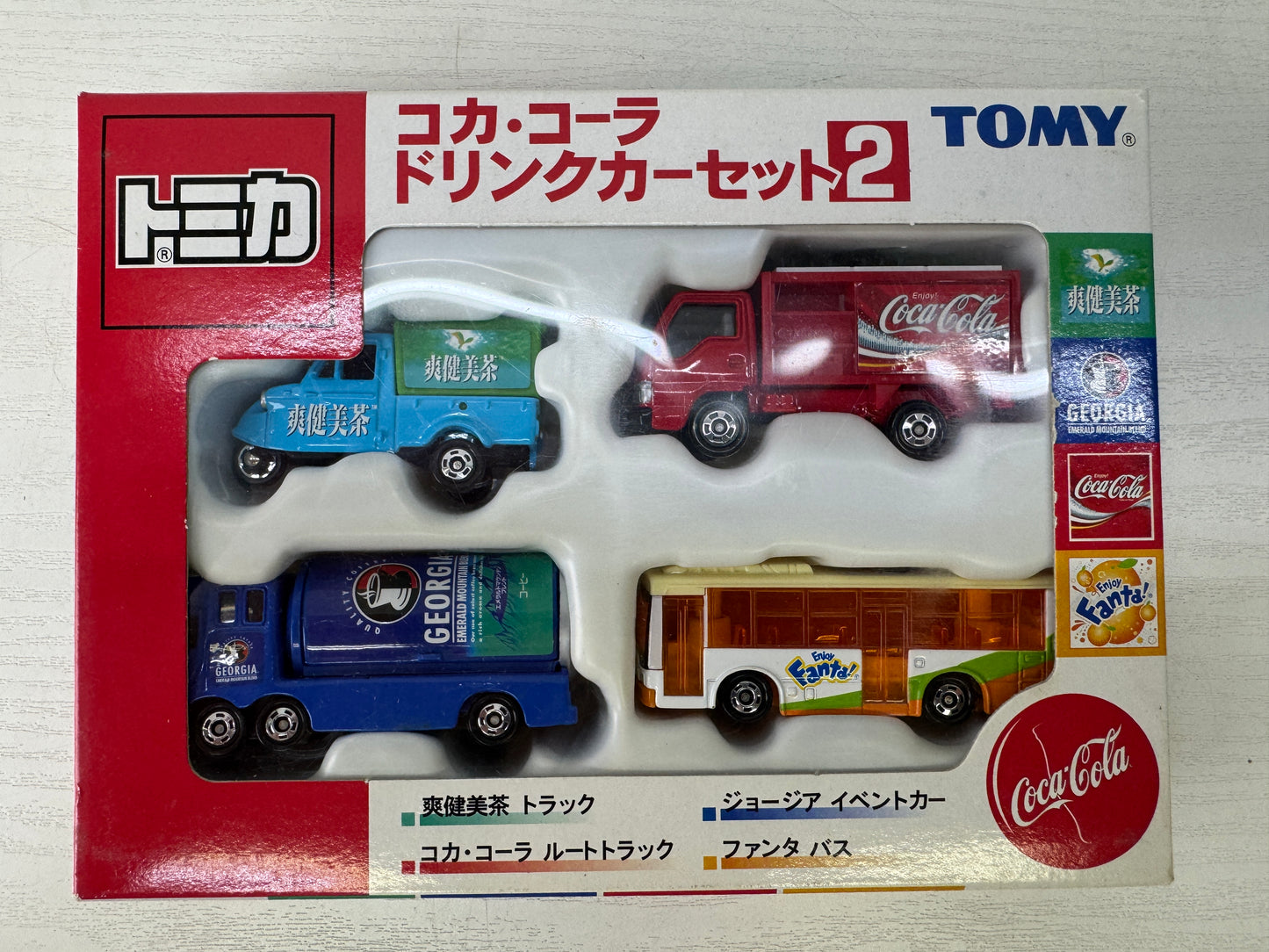 Y9716 TOMICA Coca-Cola miniature car unopened TAKARA TOMY Japan vintage vehicle