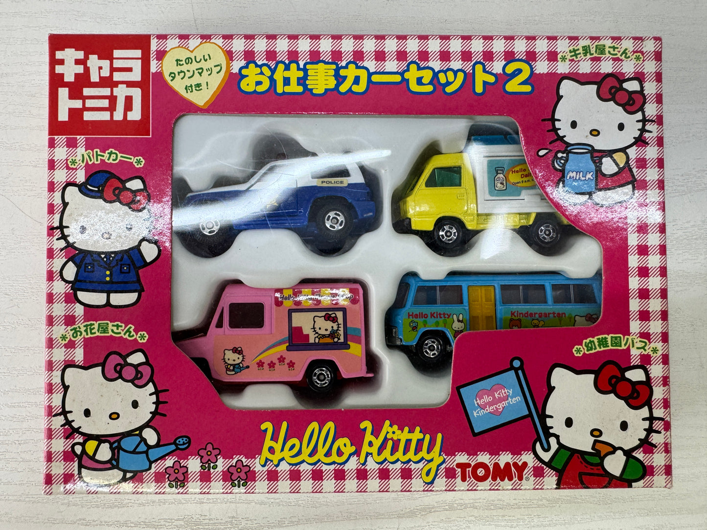 Y9717 TOMICA SANRIO Hello Kitty miniature car TAKARA TOMY Japan vintage vehicle