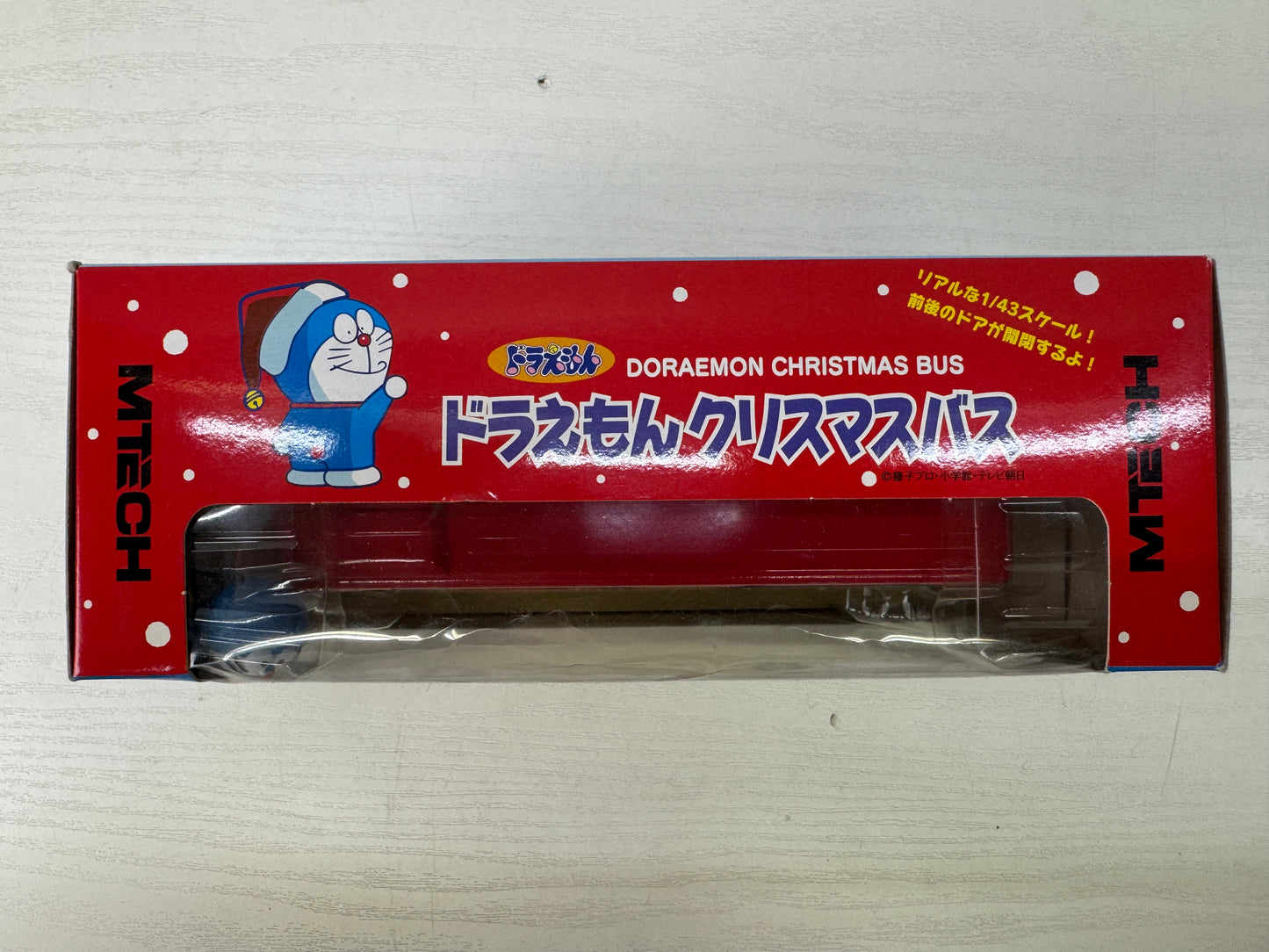 Y9718 TOY EPOCH Doraemon bus miniature car Unopened Japan vintage transport