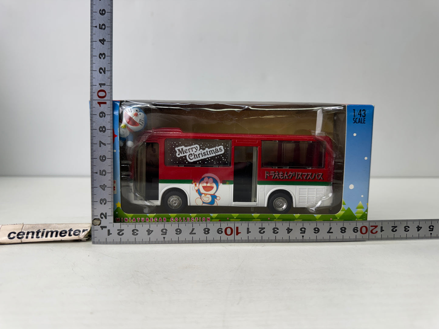 Y9718 TOY EPOCH Doraemon bus miniature car Unopened Japan vintage transport