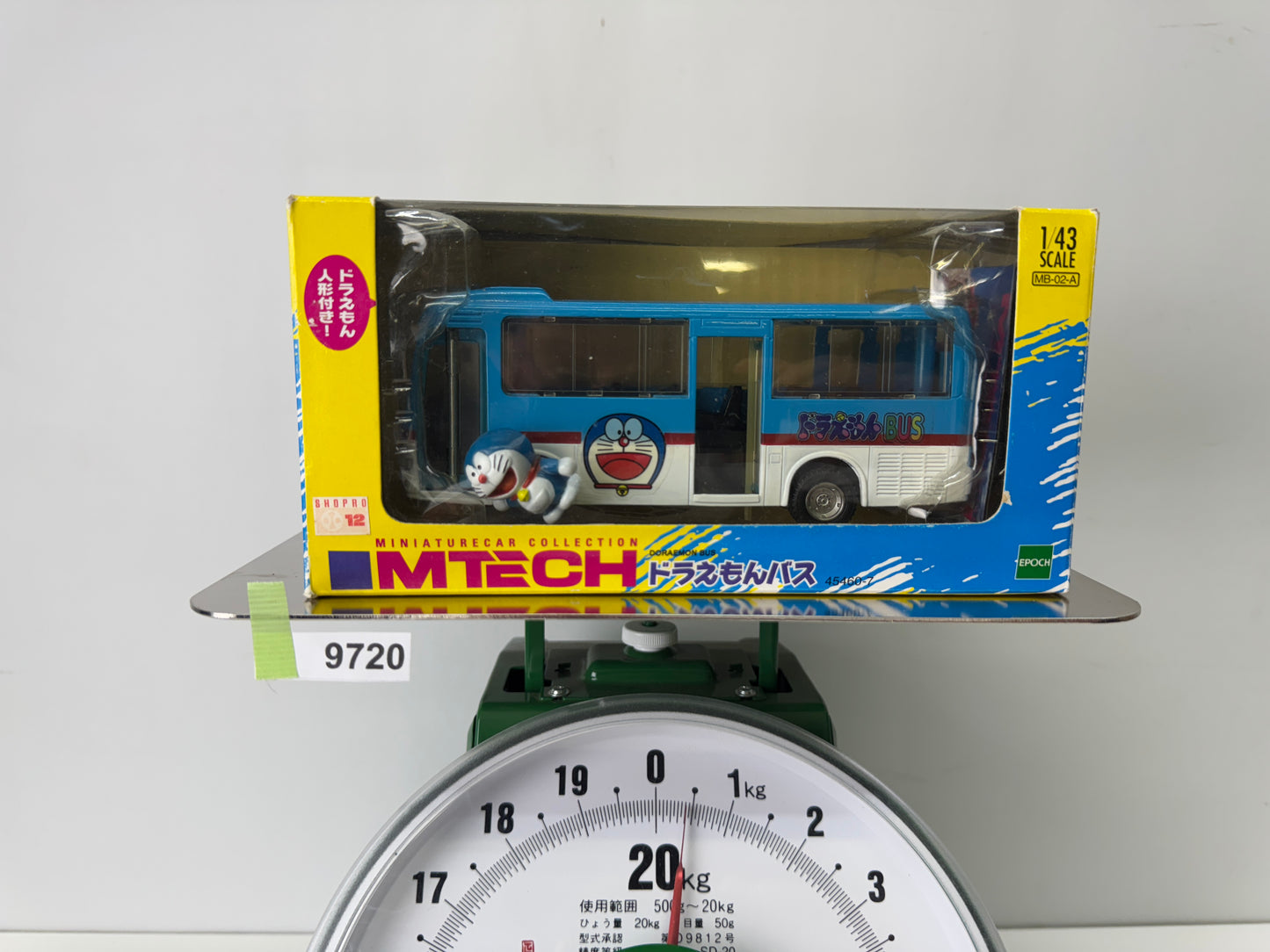 Y9720 TOY EPOCH Doraemon bus miniature car Unopened Japan vintage transport