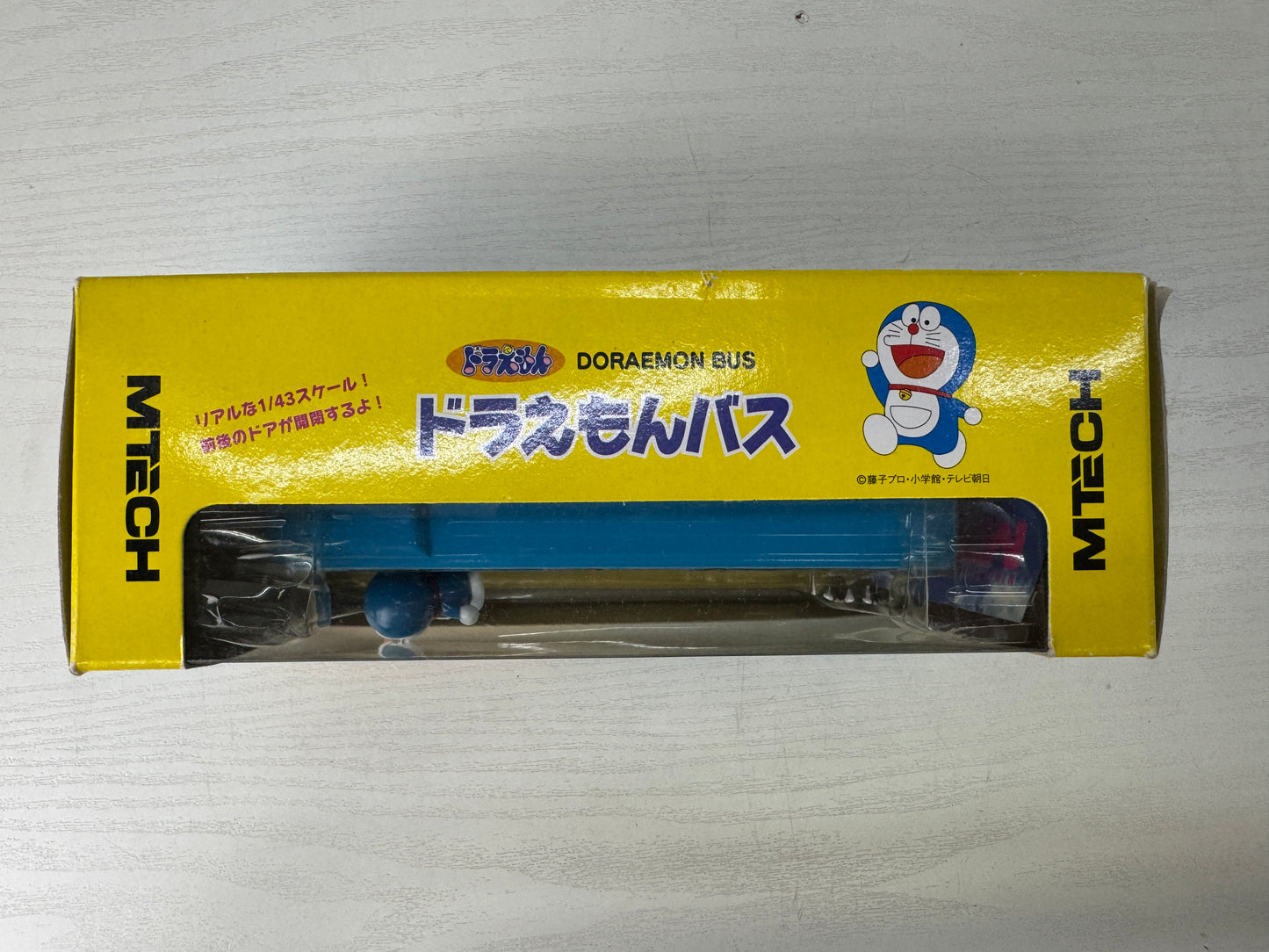 Y9720 TOY EPOCH Doraemon bus miniature car Unopened Japan vintage transport