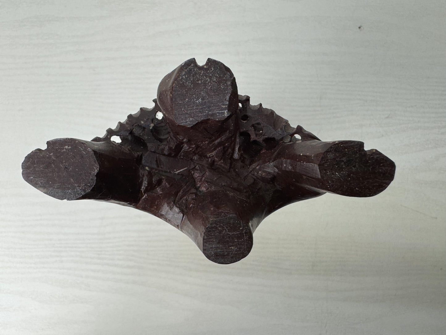 Y9721 FLOWER VASE Juzan stone sculpture China antique ikebana floral arrangement