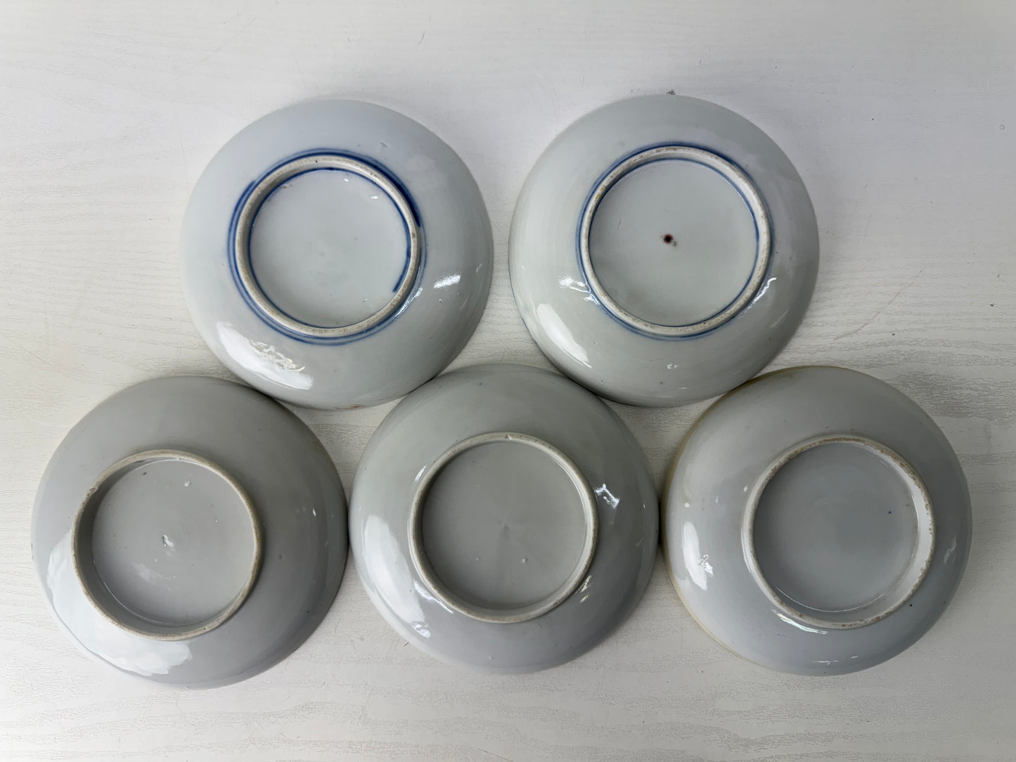 Y9726 DISH Kutani-ware plate set of 10 Japan antique tableware kitchen food