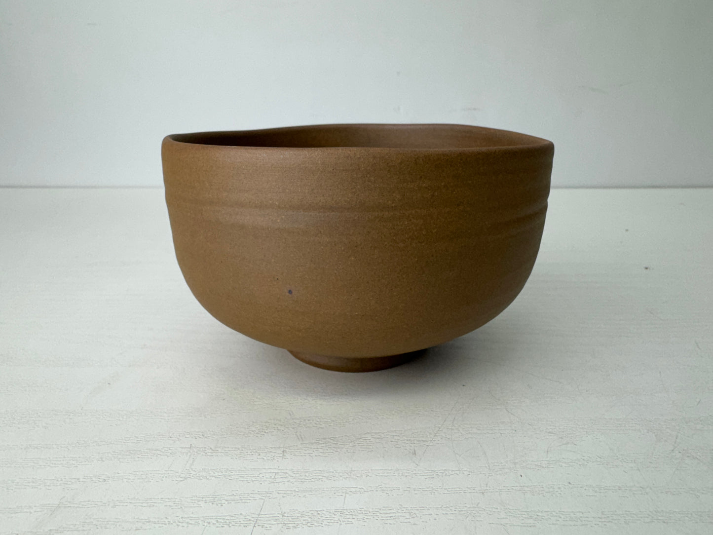 Y9734 CHAWAN Tenryu-ware bowl signed box Japan antique tea ceremony pottery cup