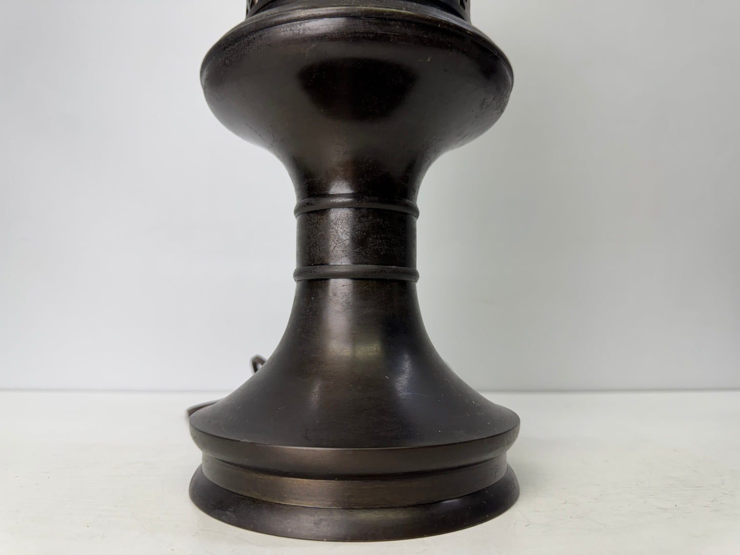 Y9737 TOUROU Lantern pair Buddhist Altar accessory Japan antique interior decor