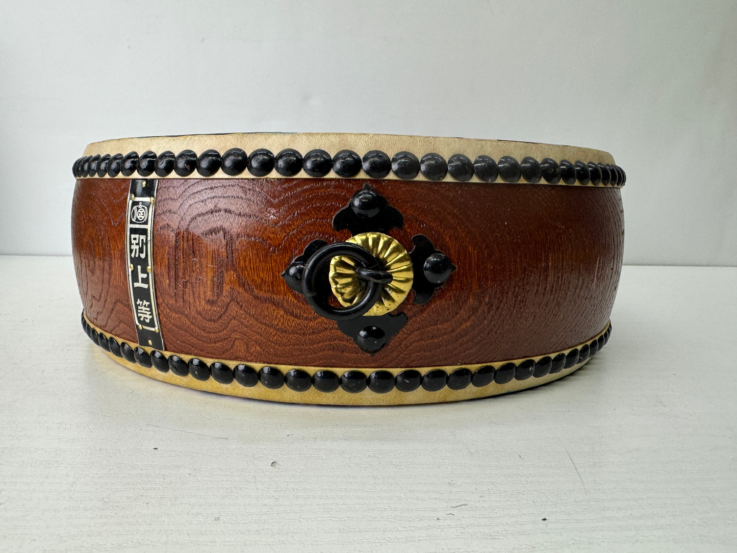 Y9741 TAIKO Drum Dragon design Drumsticks Japan antique musical instrument music