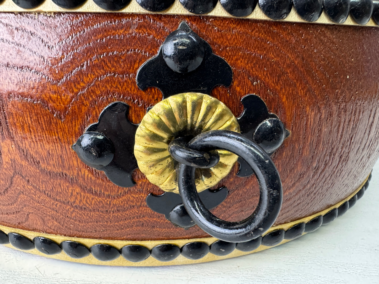 Y9741 TAIKO Drum Dragon design Drumsticks Japan antique musical instrument music