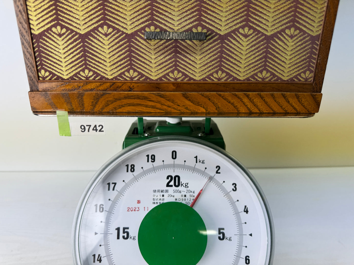 Y9742 TANSU wooden small chest of drawers Japan antique interior furniture