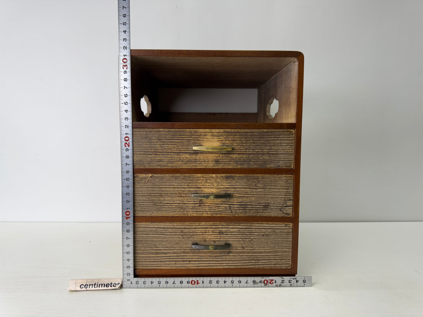 Y9743 TANSU Paulownia wood small chest of drawers Japan antique interior storage