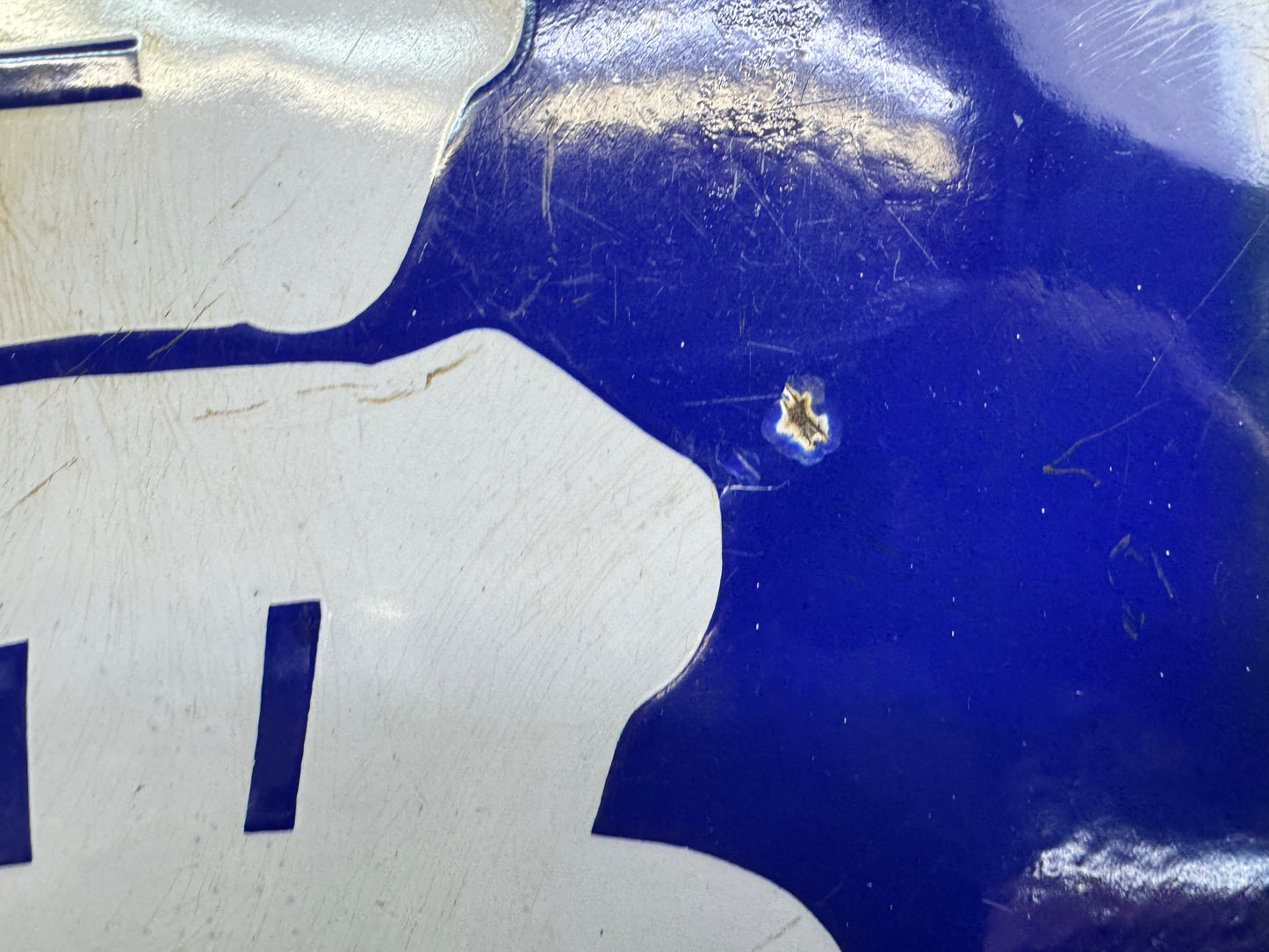 Y9750 SIGNBOARD Enamel sign Salt Showa retro Japan antique wall decor interior