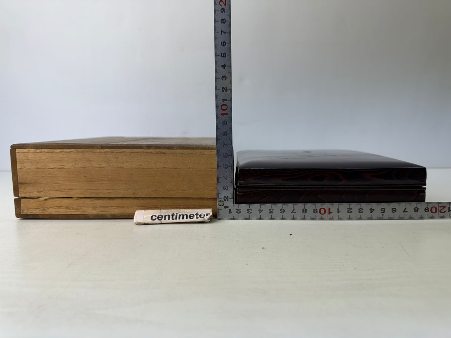 Y9756 BOX Makie suzuri inkstone container case signed stationery Japan antique