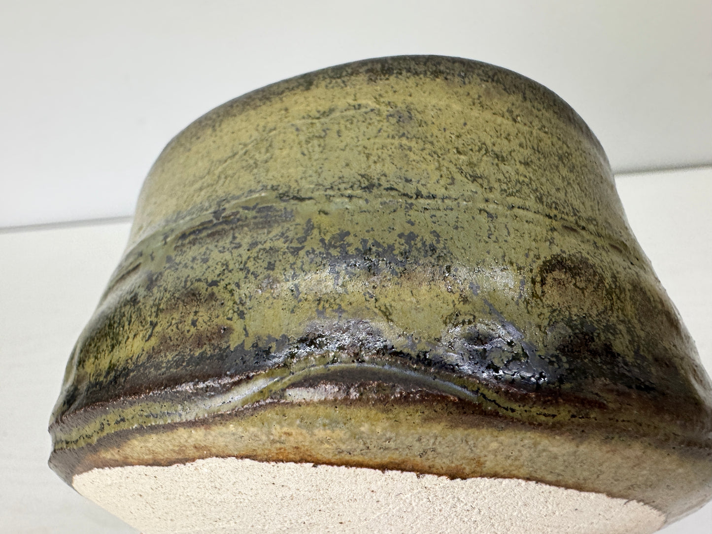 Y9762 CHAWAN Seto-ware bowl signed box Japan antique tea ceremony pottery cup