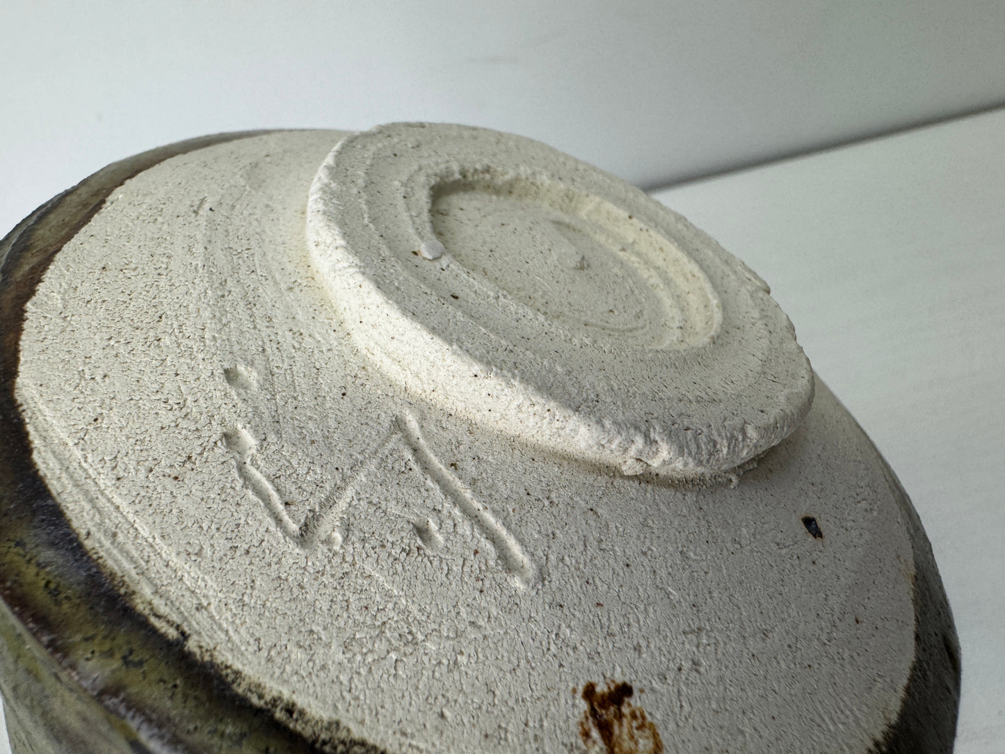 Y9762 CHAWAN Seto-ware bowl signed box Japan antique tea ceremony pottery cup