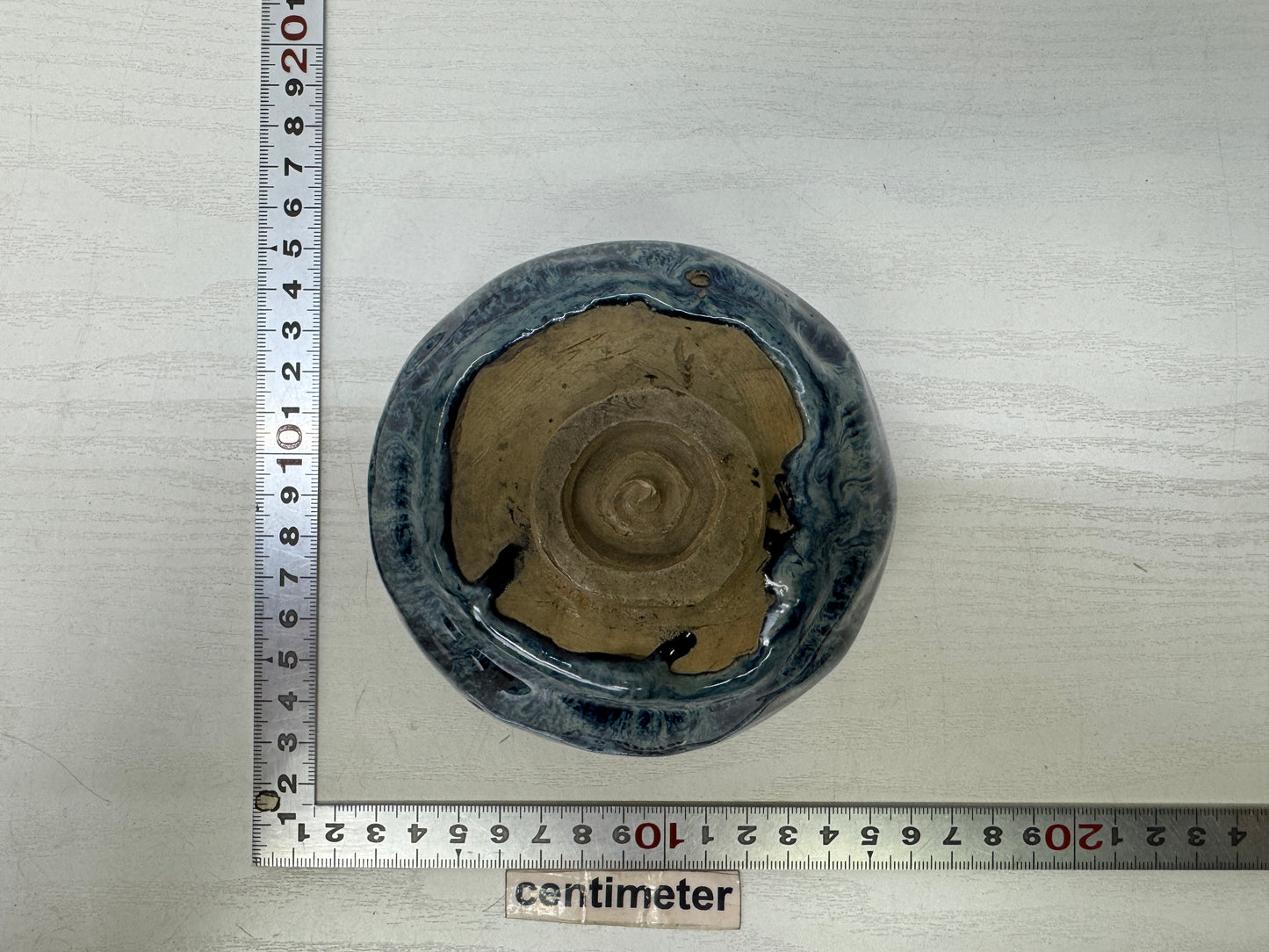 Y9764 CHAWAN Sea cucumber bowl signed box Japan antique tea ceremony pottery cup