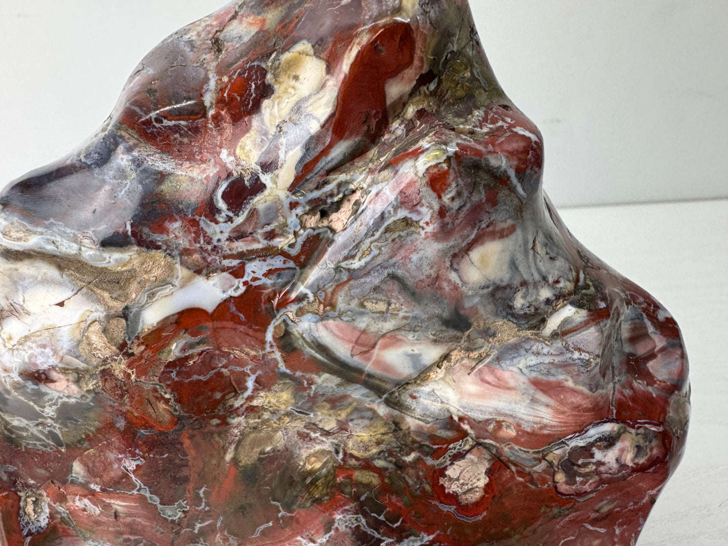 Y9773 OKIMONO Kinkouseki wooden stand viewing stone Japan antique decor interior