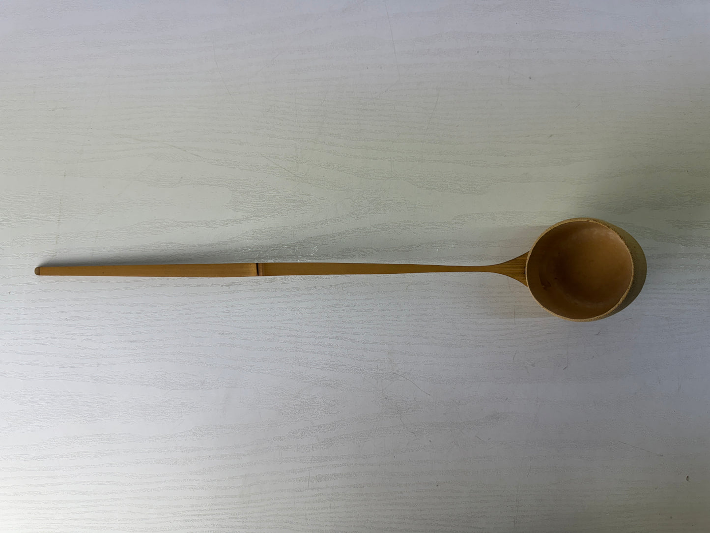 Y9785 HISHAKU Bamboo ladle dipper box Japan Tea Ceremony utensils antique scoop