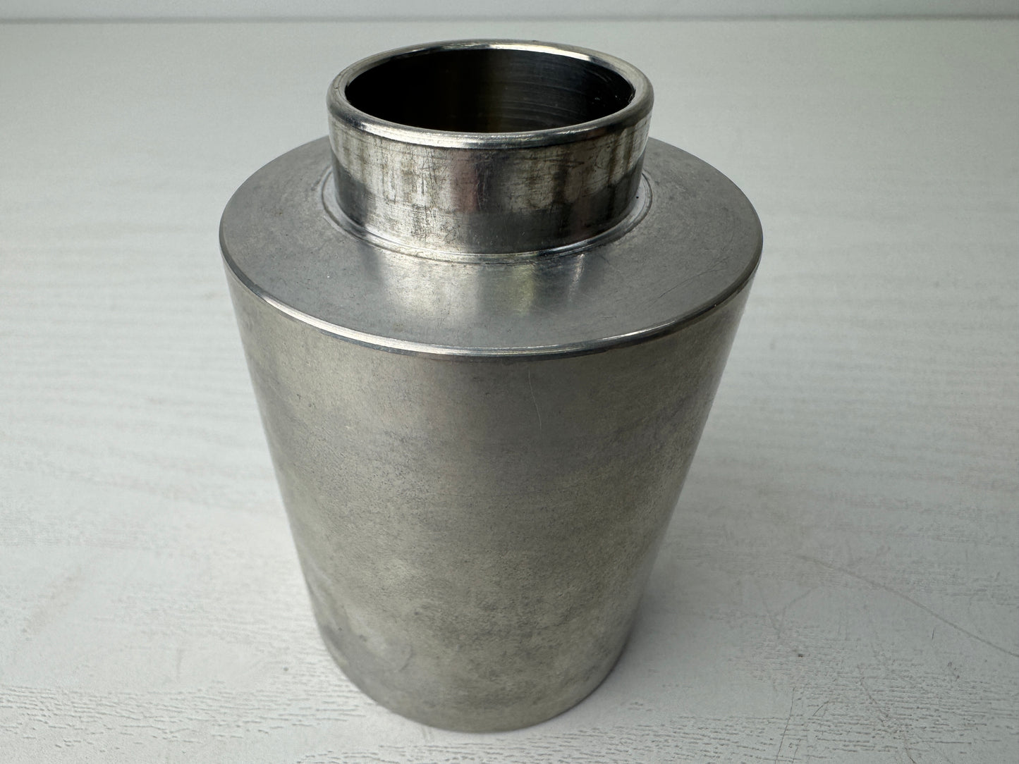 Y9788 TEA CADDY Tin matcha container signed Japan Tea Ceremony utensils antique