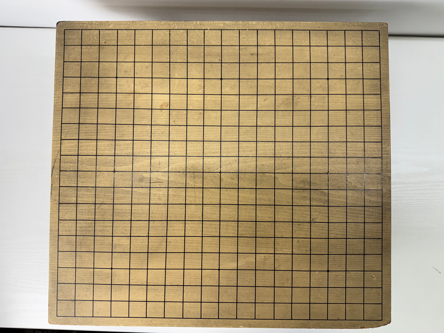 Y9796 GO wood board with legs strategy game Igo shogi Japan antique traditional