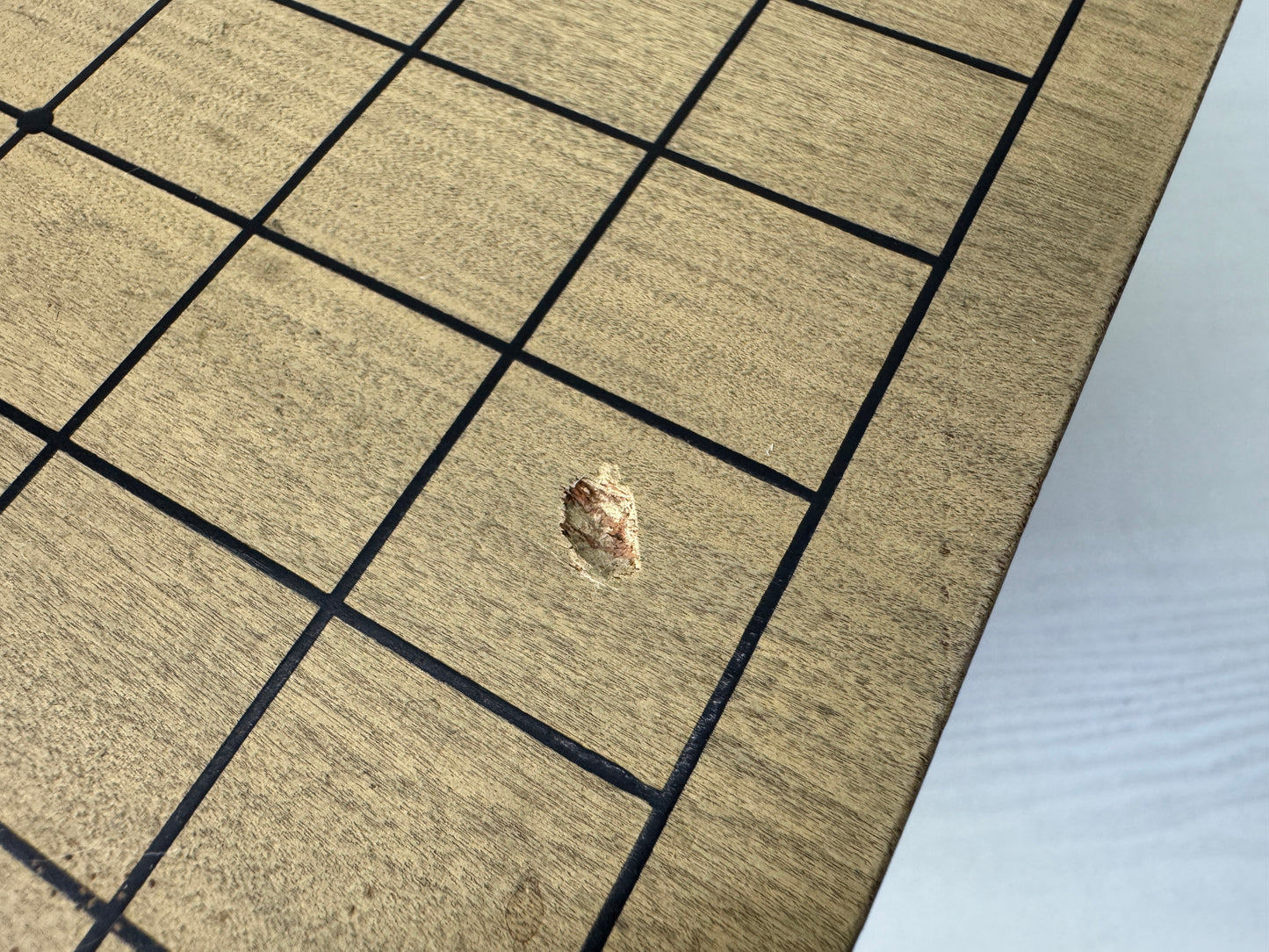 Y9796 GO wood board with legs strategy game Igo shogi Japan antique traditional