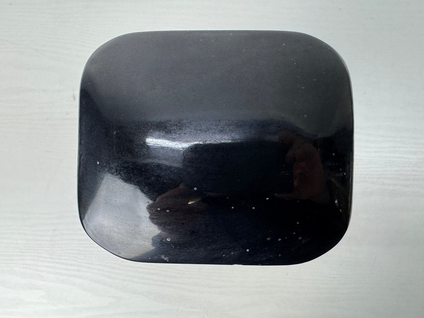 Y9811 Buddhist Altar Shrine black lacquer metal fittings Japan antique Buddhism